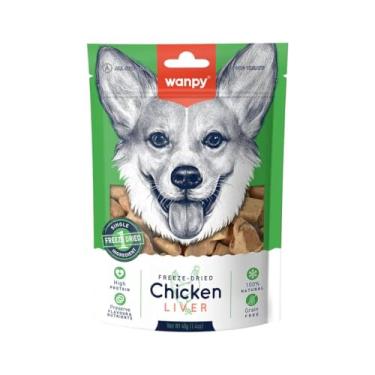 Imagem de Petisco Para Cachorro Wanpy Freeze Dried Figado De Frango 40g