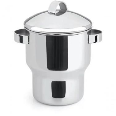 Imagem de Panela De Cuscuz 1,3l Aço Inox Forma Inox 803073