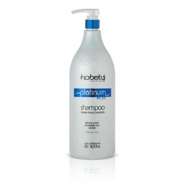 Imagem de Shampoo Matizador Hobety Platinum Plus 1,5L - Hobety Profissional