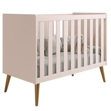 Imagem de Quarto de Bebê Isis 3 Portas Rosa Acetinado - Reller