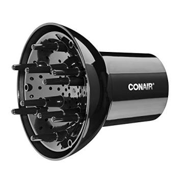 Imagem de Conair Difusor de cabelo universal volumizador, acessório ajustável para secador de cabelo para cachos sem frizz para caber em bocais de secador de cabelo de 4,4 cm a 5,8 cm