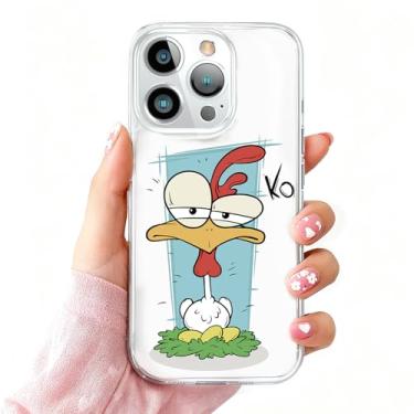 Imagem de DSJIFGEW Design de capa transparente padrão para iPhone 16 Pro | Antiamarelamento, parte traseira rígida, proteção contra quedas de nível militar, suporta carregamento sem fio