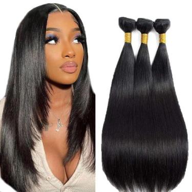 Imagem de Pacotes de cabelo DiexRlamx Brazilian Straight 3 pacotes 56-66cm