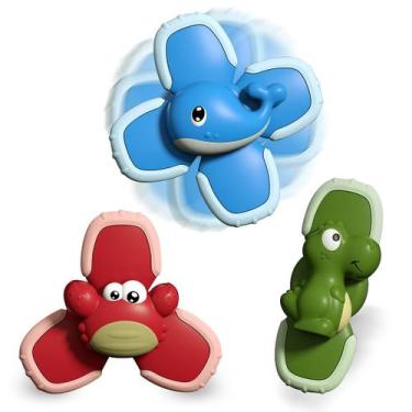 Imagem de Suction Spinner Top Toys KINGOU para crianças Baby Finger