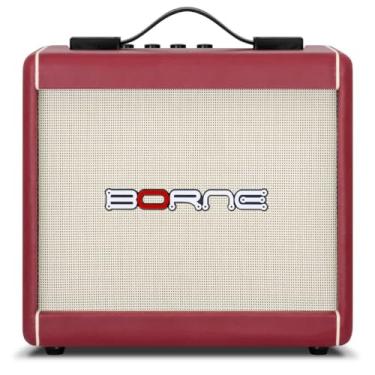 Imagem de Amplificador Cubo Para Guitarra Borne F60 Vinho 15W Bivolt Automático