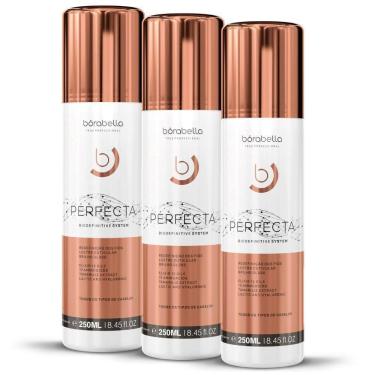 Imagem de Kit 03 Escova Progressiva Perfecta Orgânica Borabella 250Ml