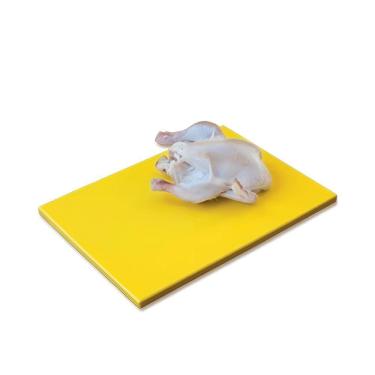 Imagem de Placa De Polietileno 50x30 Amarela - Chef Work