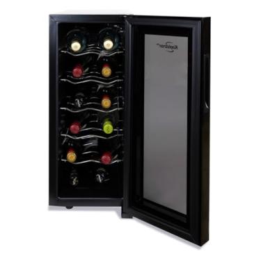 Imagem de Koolatron Refrigerador de vinho Urban Series 12, Geladeira termoelétrica, 1 ft. Geladeira de vinho independente para bar em casa, cozinha pequena, apartamento, apartamento, casa de campo, RV