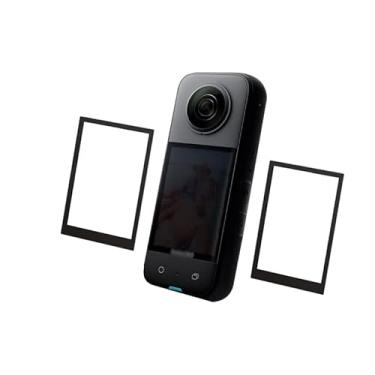 Imagem de YRTIYO Protetor de tela compatível com câmera de ação de vídeo esportiva Insta360 ONE X3, vidro temperado 9H, antibolhas, poeira, antiarranhões, pacote com 2