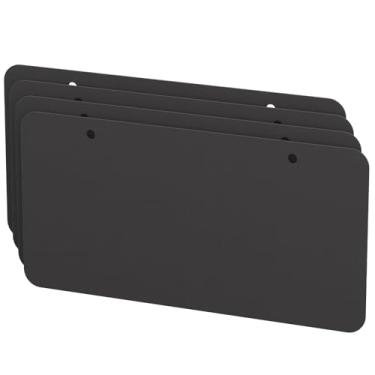 Imagem de 4 peças de almofada de espuma de placa de carro à prova de choque, acolchoamento de espuma EVA anti-chocalho para redução de ruído e proteção, placas padrão dos EUA de carro e SUV, 30,5 x 15,2 cm