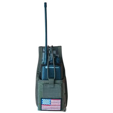 Imagem de Coldre de cinto resistente para Motorola APX1000-4000-8000 Series Walkie Talkies e outros rádios táticos bidirecionais (1 peça)