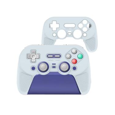 Imagem de Capa para 8BitDo Pro 3, FJIASTB Capa protetora de silicone macio para crianças, à prova de choque (branca)