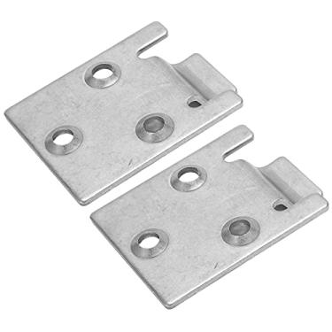 Imagem de Tbest Placa de dobradiça de assento macho de substituição resistente 71610G01 metal durável para medalhista MPT TxT Workhorse 1994 e acima, 2 peças