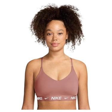 Imagem de Nike Sutiã feminino Dri-fit Indy Light Support, Rosa ferrugem, GG