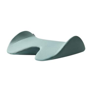 Imagem de Zialofi Travesseiro de apoio lombar para cama, almofada inferior costas para dormir, portátil, almofada de cintura para cadeira de escritório, carro, Verde