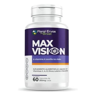 Imagem de Max Vision 60 Cápsulas Saúde Dos Olhos Visão Luteína Zeaxantina
