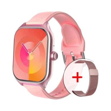 Imagem de Relógio Inteligente Feminino Com Tela AMOLED Monitor De Saúde De Frequ