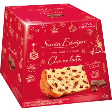 Imagem de Mini Panettone Gotas de Chocolate 80g - Santa Edwiges