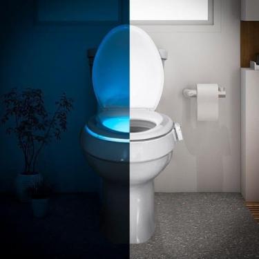 Imagem de Luz Led Com Sensor Para Vaso Sanitario Privada Light Bowl. Ideal para Suítes ou Banheiro de Crianças. Haste Ajustável para Qualquer Modelo e Tamanho de Vaso.