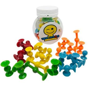 Imagem de Brinquedo Educativo Monstrinho Sensorial com Ventosa - Materiais para 