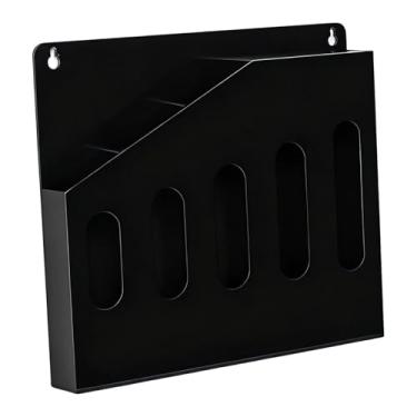 Imagem de Ｂｅｓｇａ Organizador de canudos em acrílico, suporte organizador, suporte para canudos de copos, organizador de de cozinha, Preto