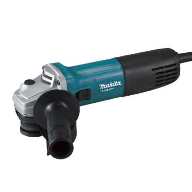 Imagem de Esmerilhadeira Angular 115mm 850 Watts M9510B Makita, Azul, 110V