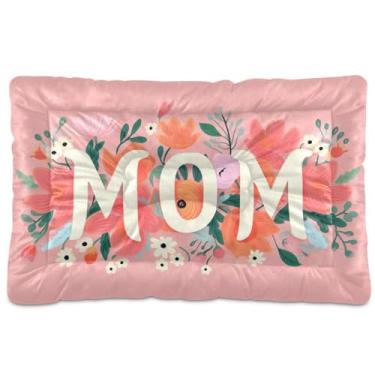 Imagem de Wassud Cama de Dia das Mães ao ar livre para cães pequenos, lavável, impermeável, para viagem e animais de estimação, cama portátil para gatos com fundo antiderrapante para uso interno e dormir, 91 x