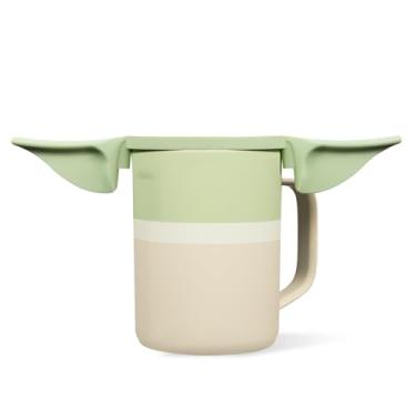 Imagem de Corkcicle Caneca de Café Térmica Star Wars Grogu Baby Yoda, Aço Inoxidável Triplo Isolado, Fácil Adesão, Parte Inferior Antiderrapante, Mantém Bebidas Geladas por 9 Horas, Copo Reutilizável, 473 ml