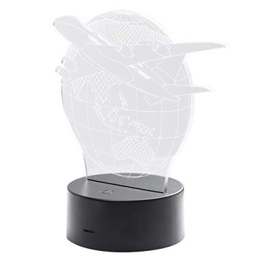 Imagem de Ymiko Luz Noturna Colorida Com Toque 3D, Formato de Globo Terrestre para Decoração de Casa de Quarto