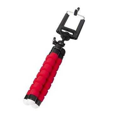 Imagem de Tripé Portátil Octopus com Suporte para Celular Live Streaming e Selfie Pernas Flexíveis Ajustáveis Parafuso de 1 4 Polegada Câmera Esportiva Digital Compacto Leve Fácil Transportar