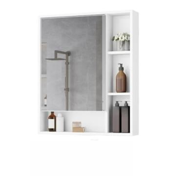 Imagem de Armário Banheiro Com Espelheira Porta(Branco)