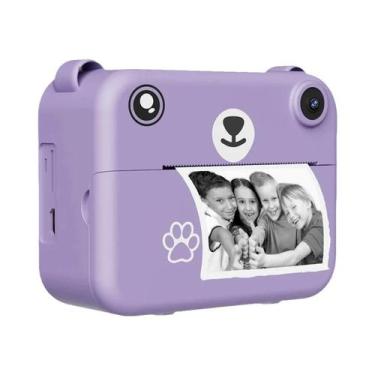 Imagem de Câmera De Brinquedo Instantânea Portátil Multifuncional Para Crianças,