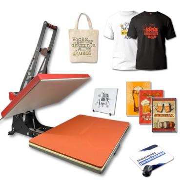 Imagem de Prensa Térmica Sublimática 40x60cm Plana com Pistão TudoPraFoto - 110v