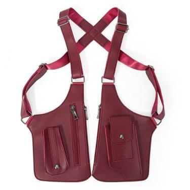 Imagem de Bolsa de ombro masculina retrô | Mochila transversal multifuncional nas axilas para mulheres | Essenciais de viagem ao ar livre, Vencedor, One Size