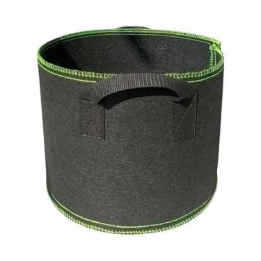 Imagem de Sacos De Cultivo Dobráveis De Feltro De 10 Galões Para Mudas De Vegeta