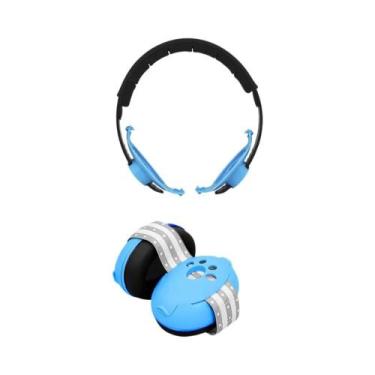 Imagem de Fones De Ouvido Com Cancelamento De Ruído Para Bebês 2 Em 1 Proteção A