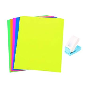 Imagem de Fancyes Perfurador de Selos Postais com 15 Folhas de Cartolina para Fazer Furos em Etiquetas de Presente e Cartões de Aniversário