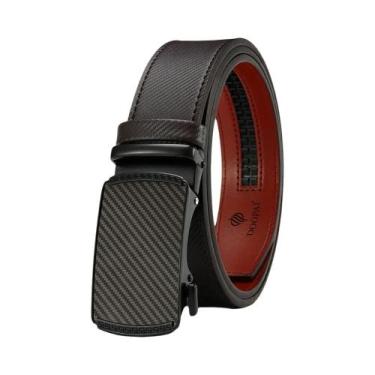 Imagem de Cinto De Couro Masculino De Alta Qualidade Com Fivela Automática, Faix