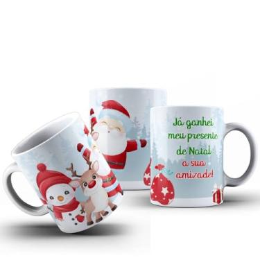 Imagem de Caneca Natal Papai Noel Diversas Estampas Porcelana 325ml (MOD17)