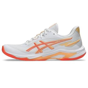 Imagem de ASICS Tênis feminino Netburner Ballistic Ff 4, Branco/coral vívido, 37