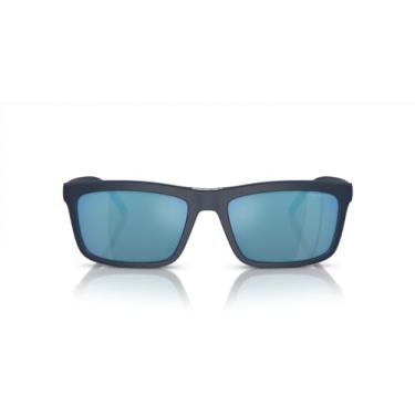 Imagem de Óculos de Sol Arnette Hypno 2.0 0AN4333 27591W Tam 55 Azul Escuro Fosco/Clip-on Azul