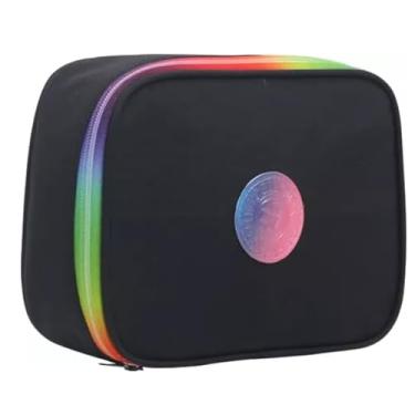 Imagem de Estojo Escolar Box Organizador Grande 100 Pens Feminino - Yepp (Preto)