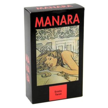 Imagem de Jogo de cartas Manara Erotic Tarot Family com cartas de baralho de tarô