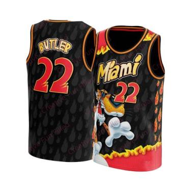 Imagem de Camisa De Tributo De Basquete MIAMIHEAT X CHEETOS BUTLER 22 Edição Esp