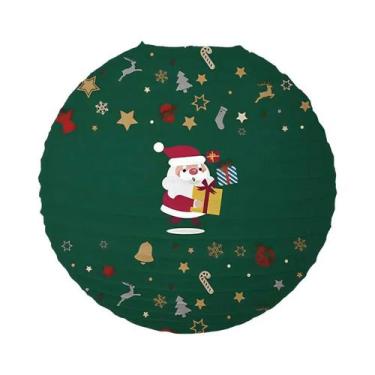 Imagem de Lanternas De Papel De Natal Papai Noel Boneco De Neve Alce Decorações 