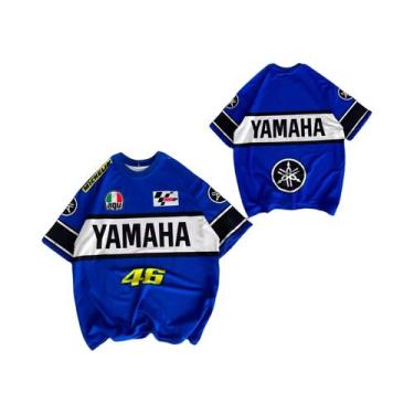 Imagem de Camiseta Casual De Verão Da Equipe De Corrida Yamaha Impressa Em 3D Pa