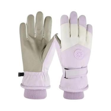 Imagem de Luvas De Inverno Unissex Impermeáveis Com Tela Sensível Ao Toque Para 