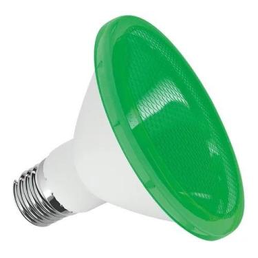 Imagem de Lâmpada Led Par30 Led 10w Verde Ip65 127V/220V Bivolt Luminatti, Verde