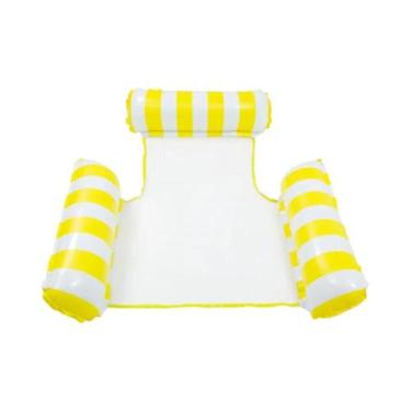 Imagem de Rede Flutuante Inflável De Verão, Cama De Descanso Para Piscina, Brinq