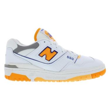 Imagem de New Balance Tênis de corrida masculino 574 Classics, Lakers Pack laranja vibrante, 41